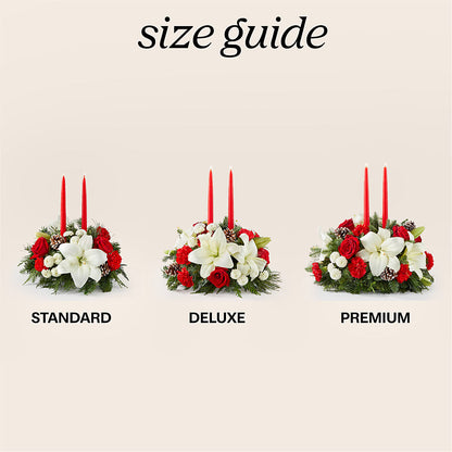 Seasonal Festivities Centerpiece –  Jerome Florist, Bronx NY