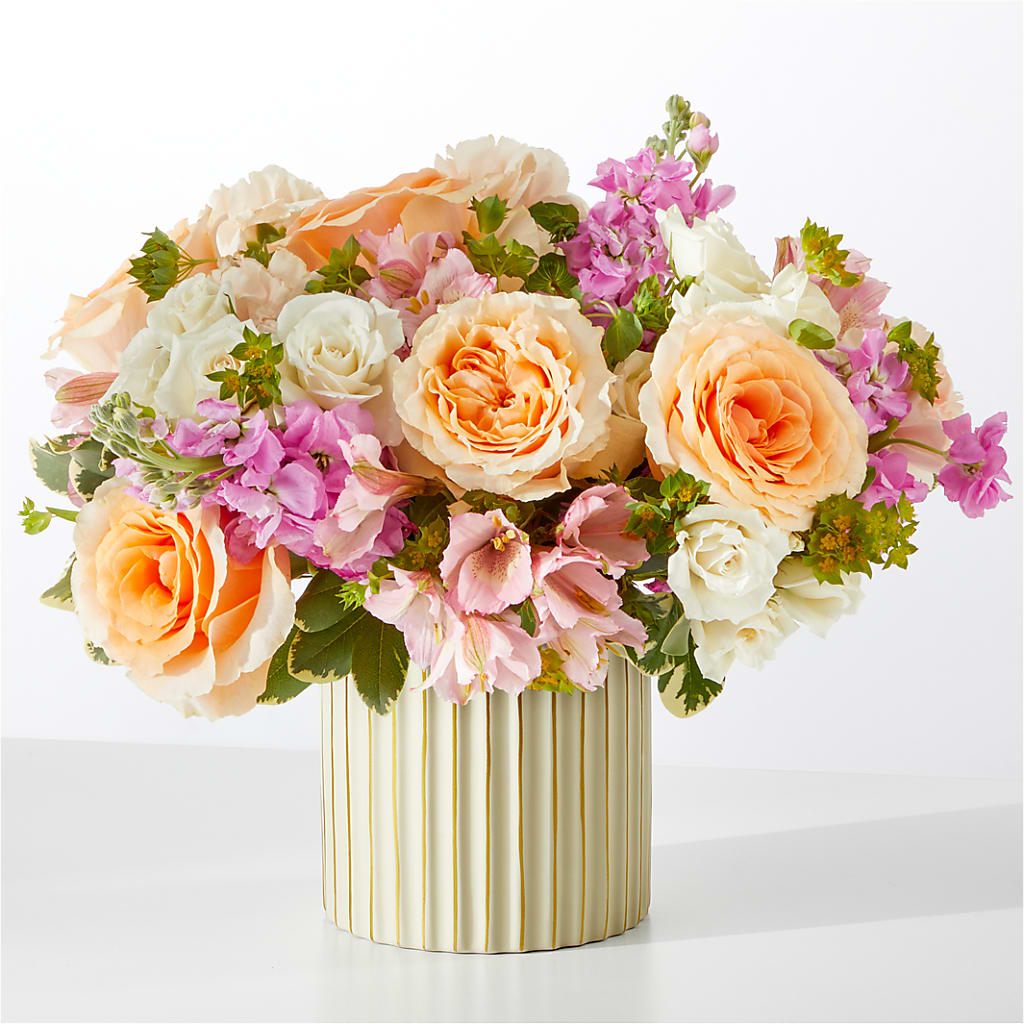 Paradise Bouquet with Ivory Vase –  Jerome Florist, Bronx NY