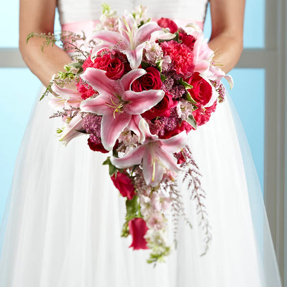 Lily & Rose Bouquet –  Jerome Florist, Bronx NY